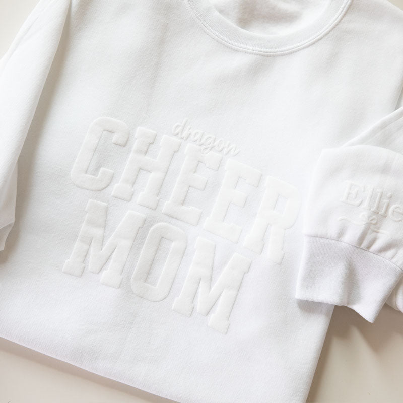 Personalized Cheer Mom Sweatshirt