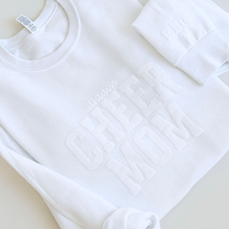 Personalized Cheer Mom Sweatshirt
