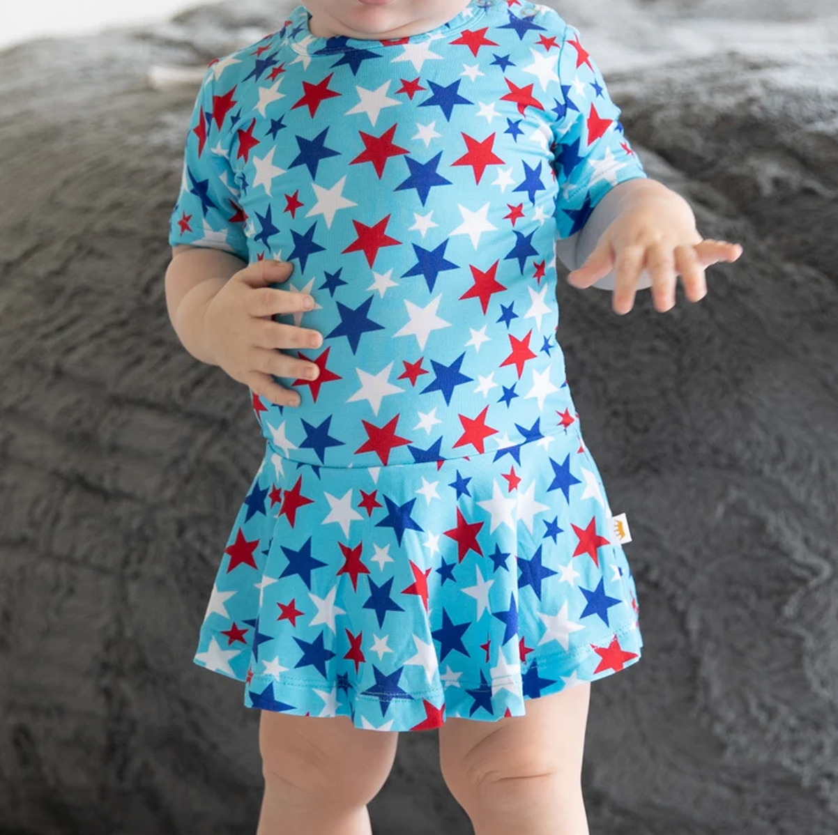 Fourth of July Baby Twirl Bodysuit