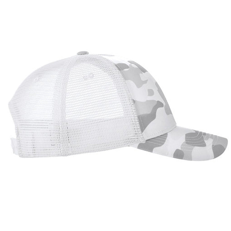 Camo Trucker Hat with Baseball Patches