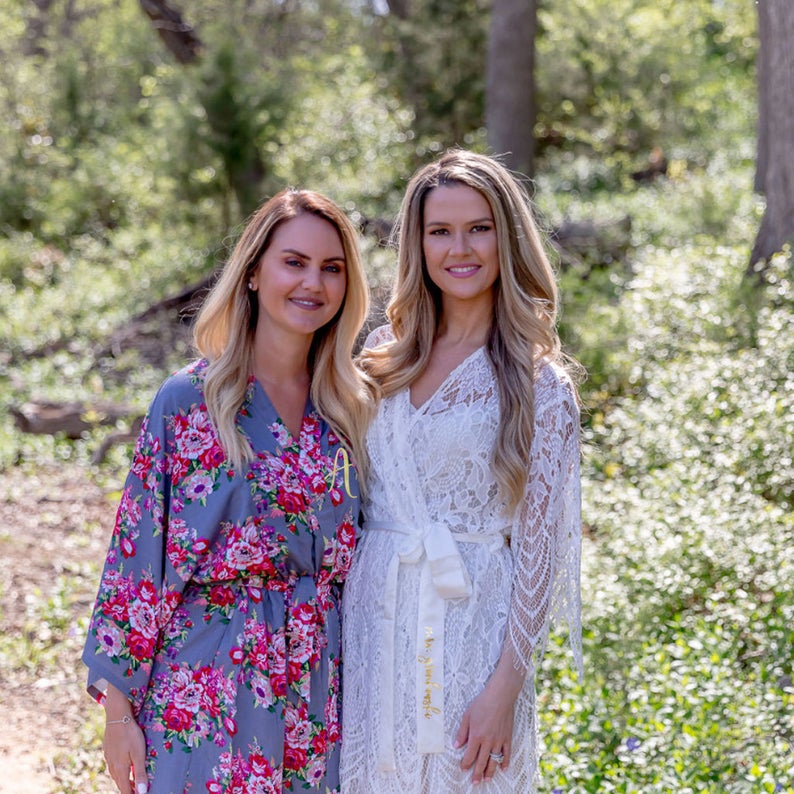 Full Lace Bridal Robe