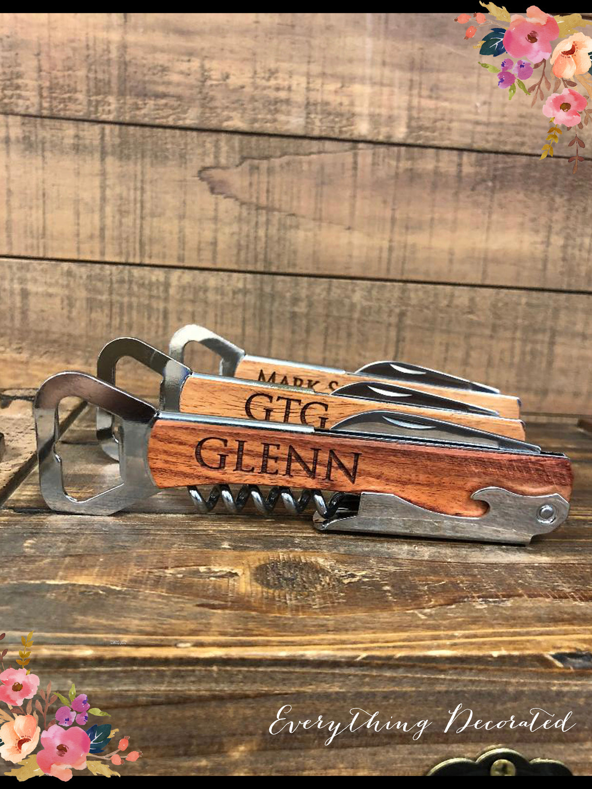 Personalized Wine Bottle Opener