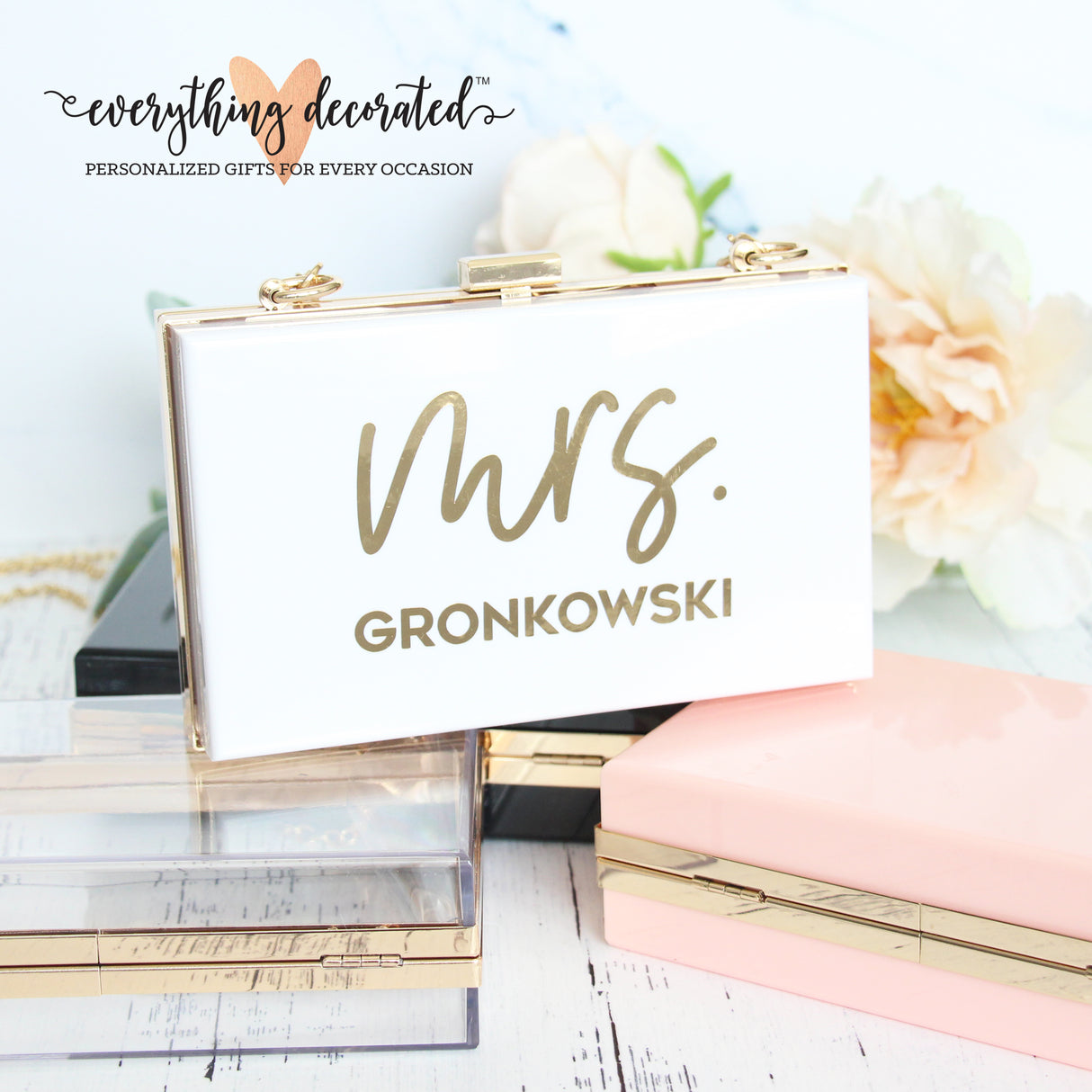 Personalized Acrylic Purse