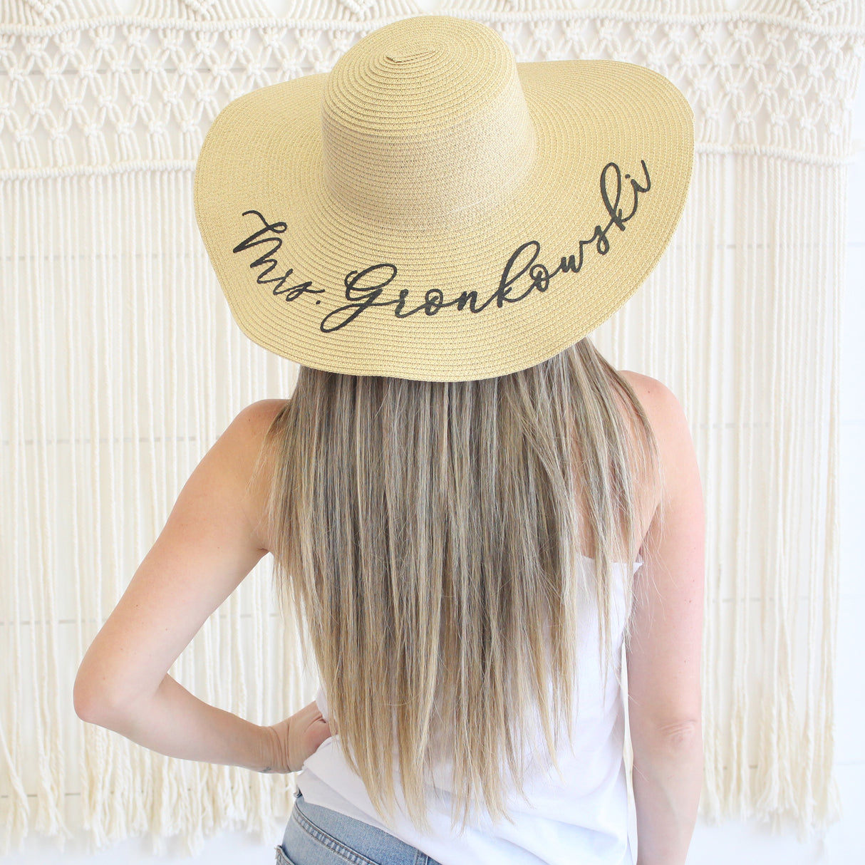 Personalized Beach Hat