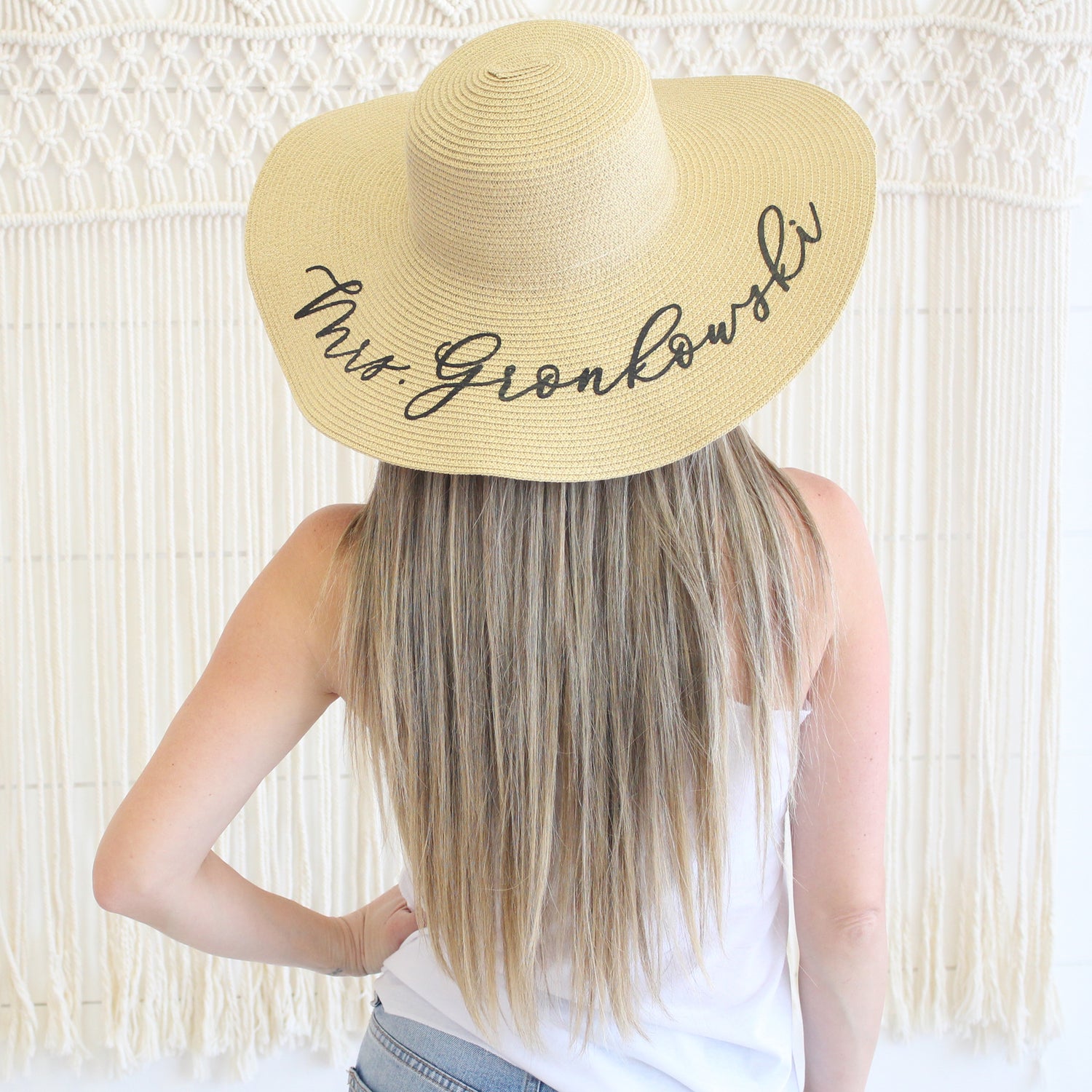Personalized Beach Hat