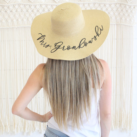 Personalized Beach Hat