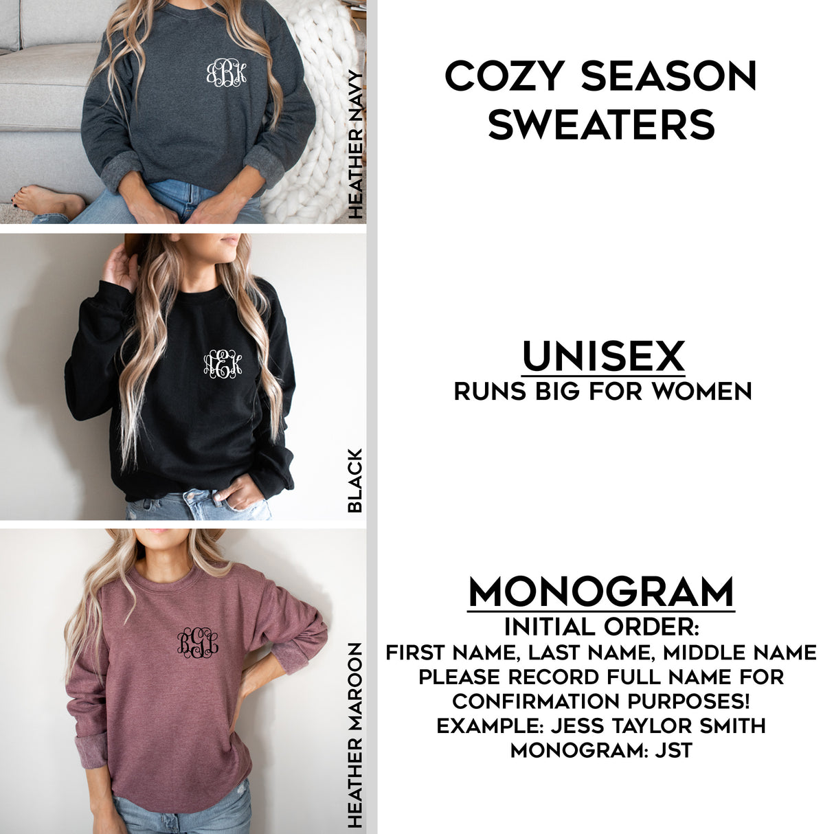 Monogrammed Sweatshirt