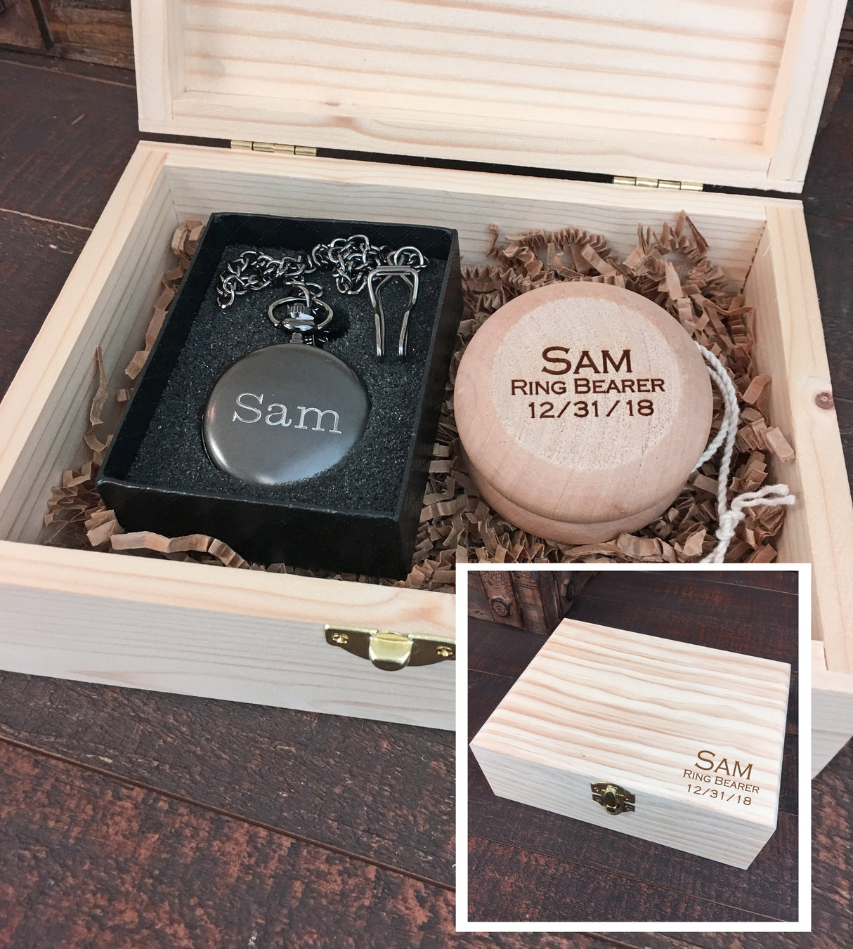Ring bearer gift box