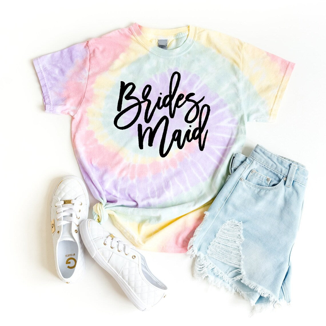 Tye Dye Bridesmaid Shirts