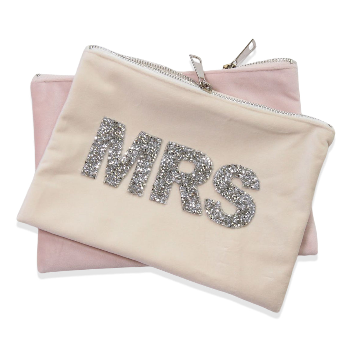 Rhinestone Mrs Makeup Bag