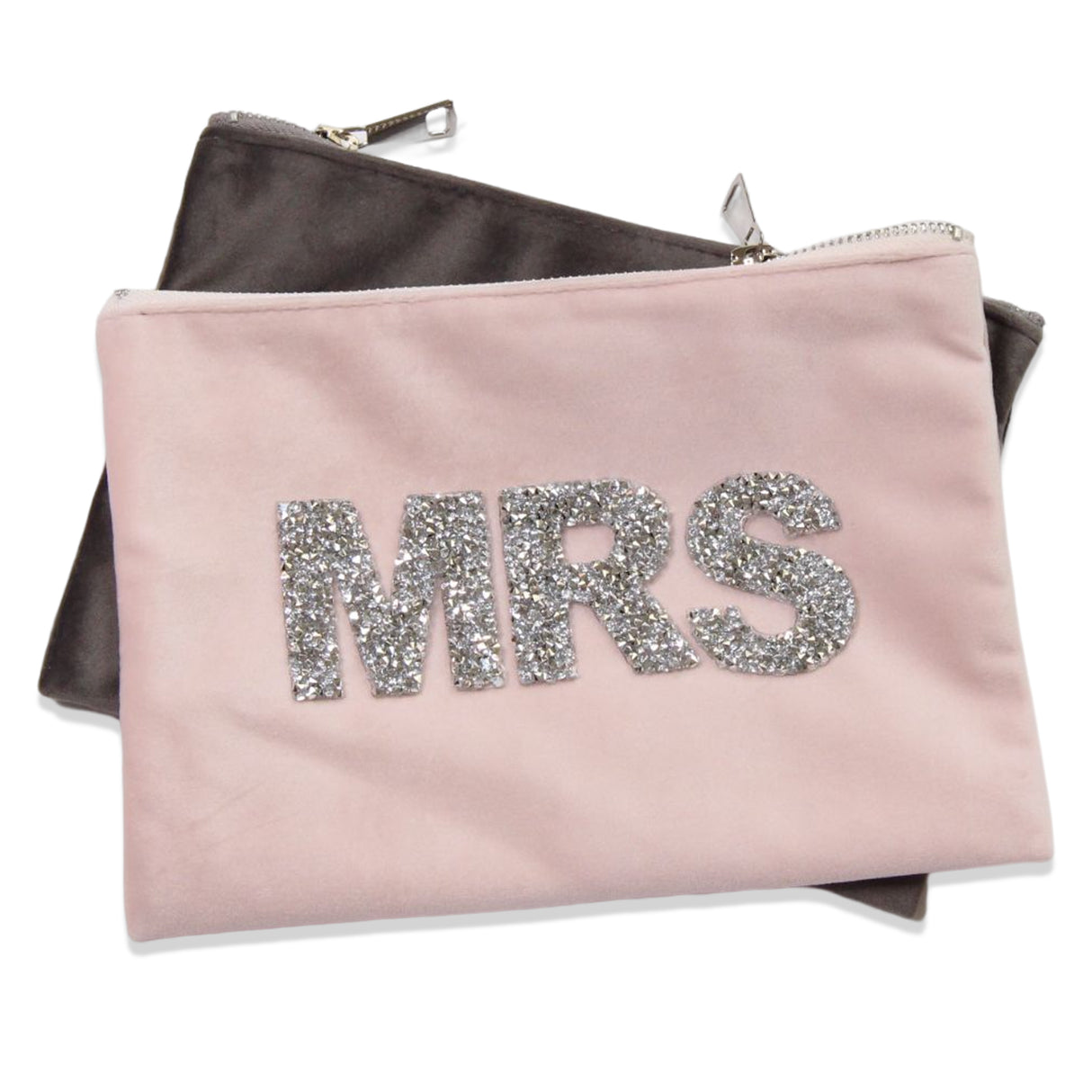 Rhinestone Mrs Makeup Bag