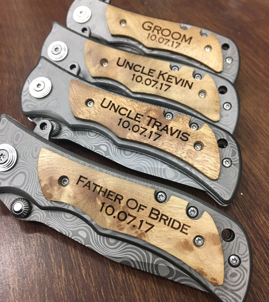 Father of the bride pocket knife 