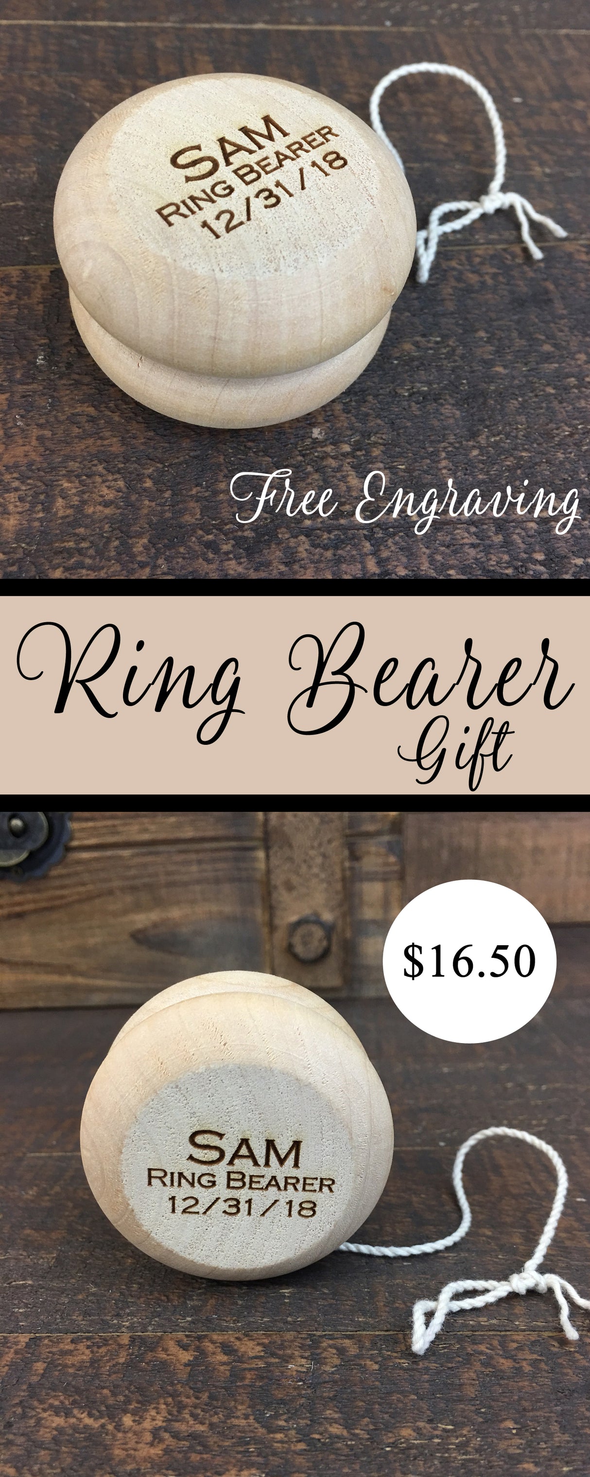 Ring Bearer gift yoyo