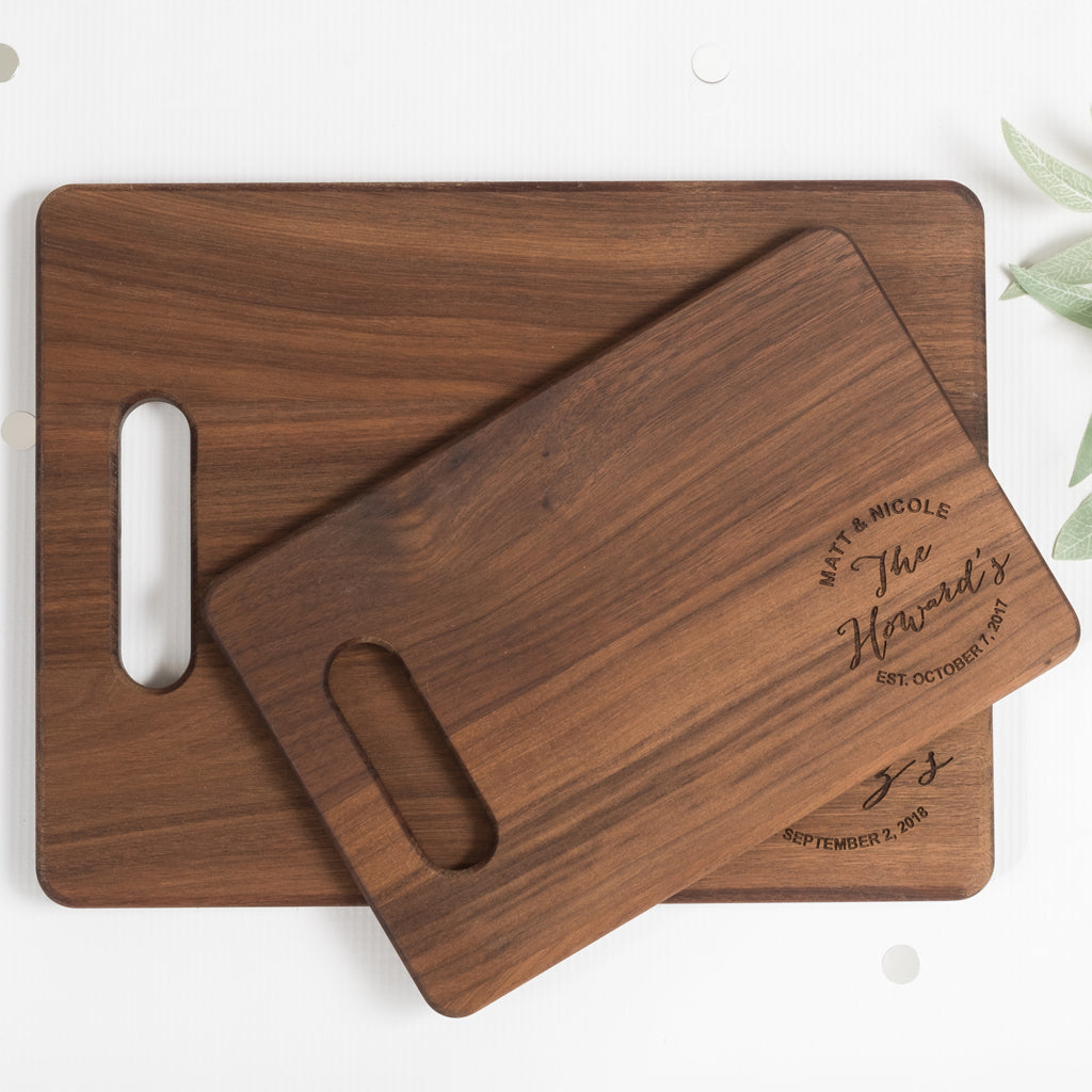 Walnut cutting boards
