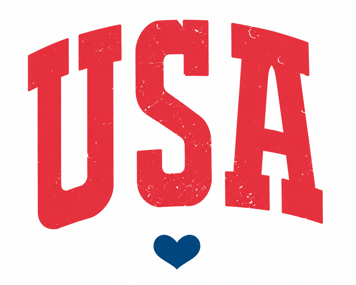 Distressed USA Tank Top