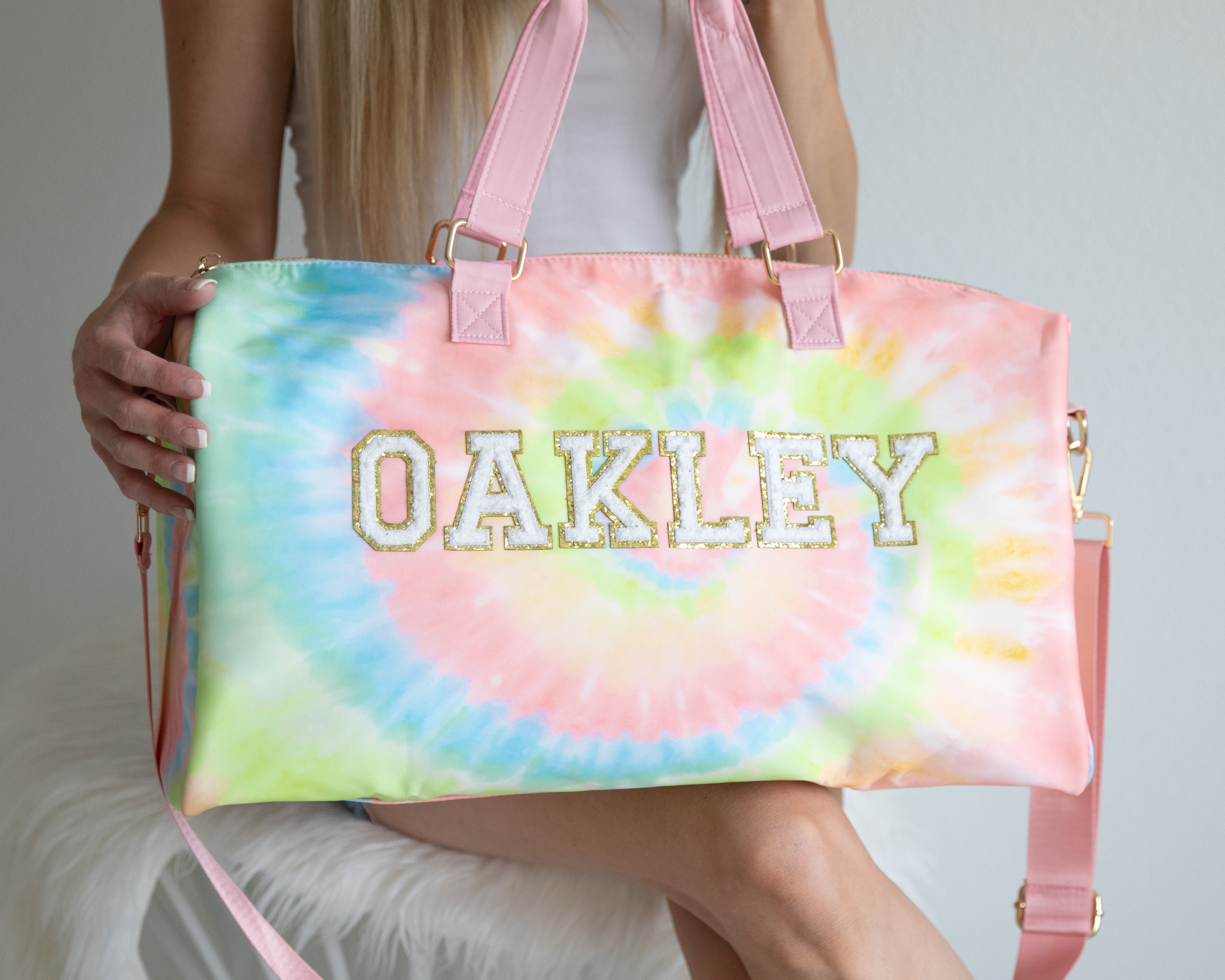 Tie dye overnight bag best sale
