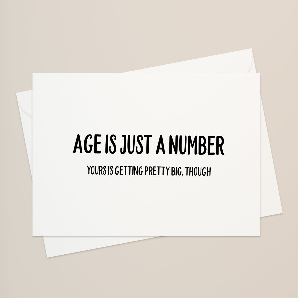 Age is Just a Number Card