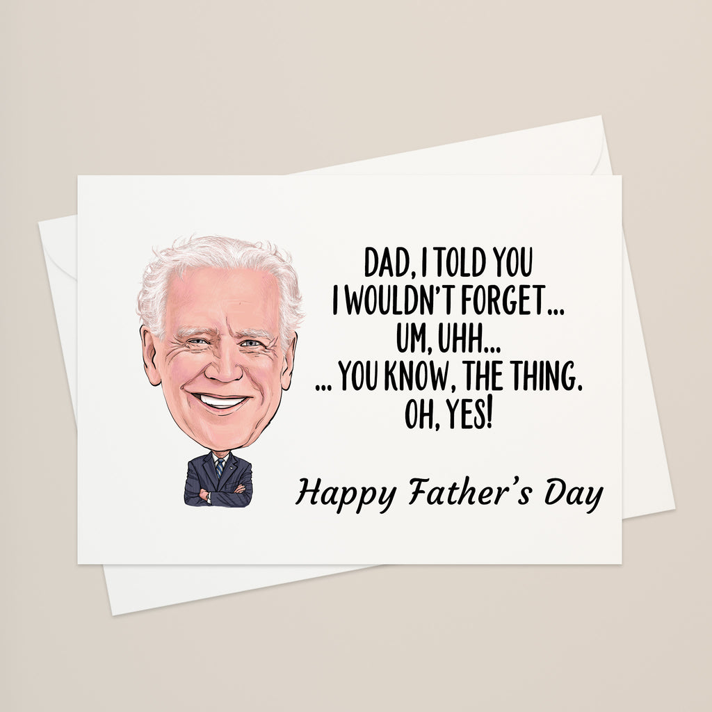 Biden Father's Day Card
