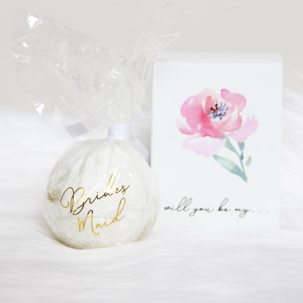 Bridal Party Proposal Bath Bombs