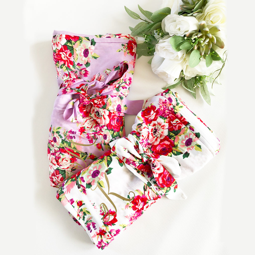 Floral Flower Girl Robe