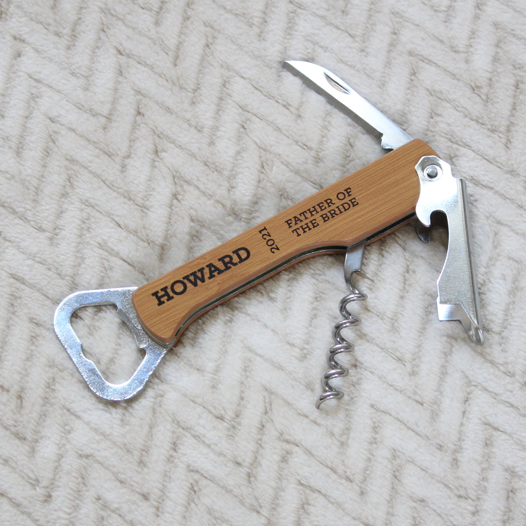 Father of the Bride and Groom Bottle Opener