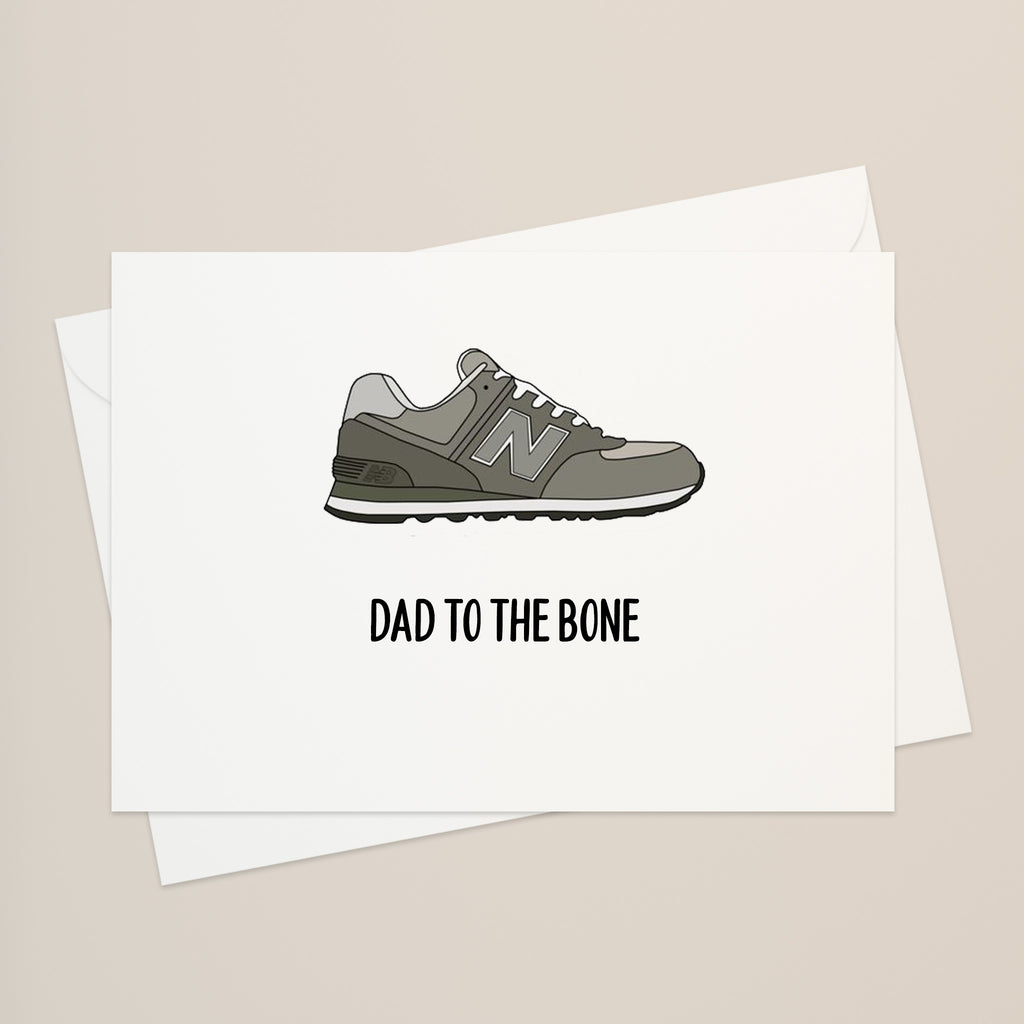 Dad to the Bone New Balance Card for Father's Day