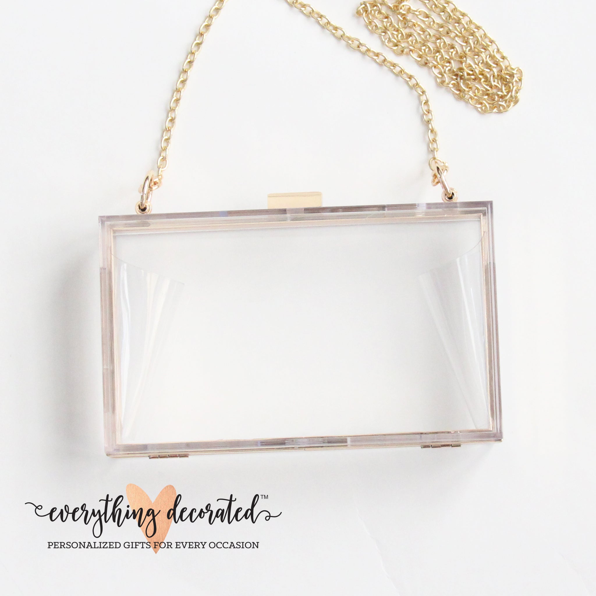 Acrylic clear purse 2025