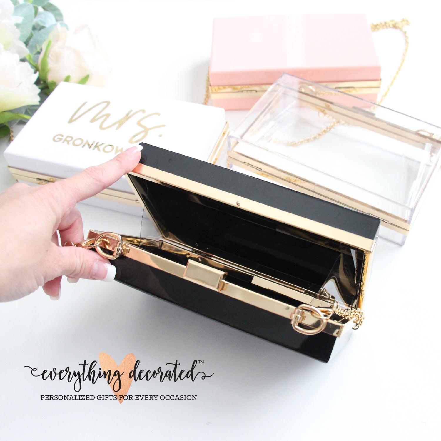 Personalized Acrylic Purse