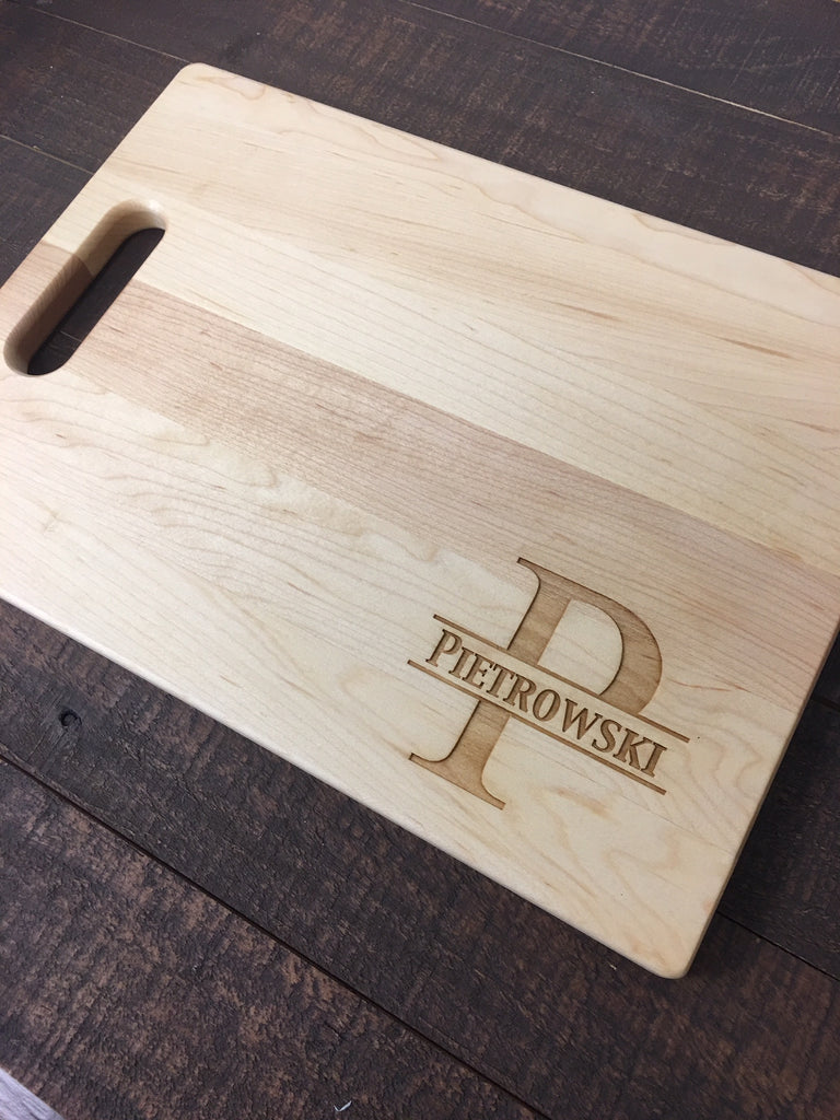 Personalized Cutting Boards Maple