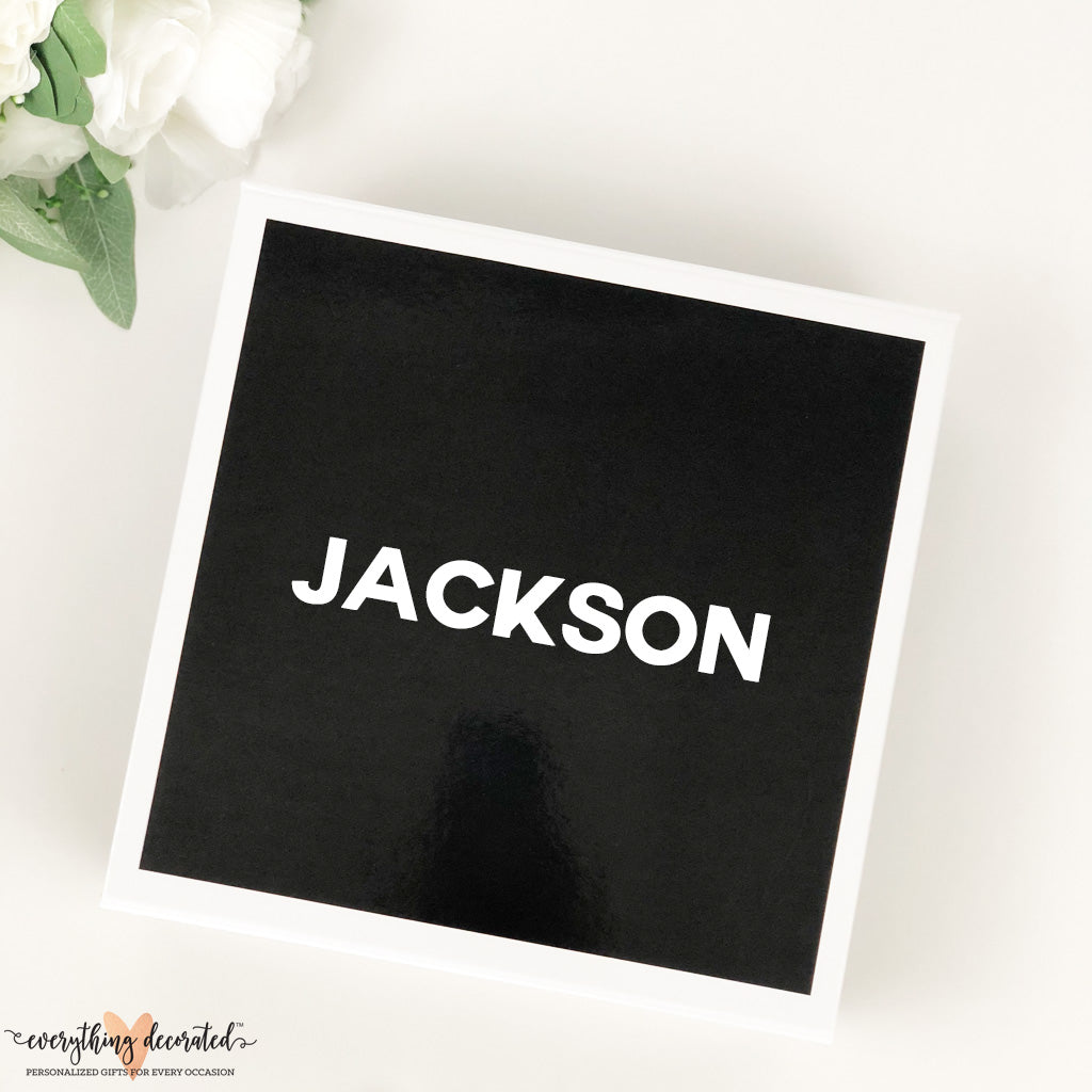Black and White Gift Box