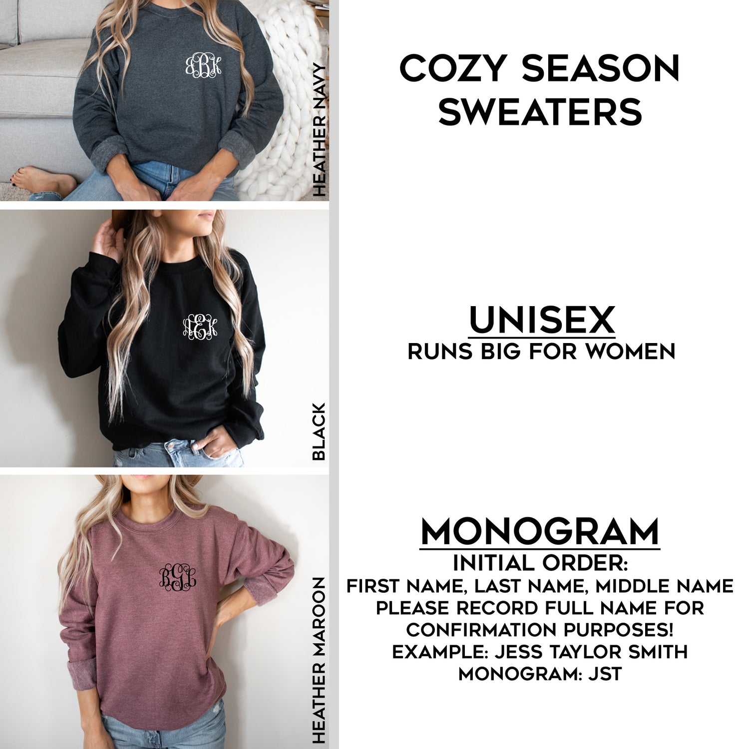 Monogrammed Sweatshirt