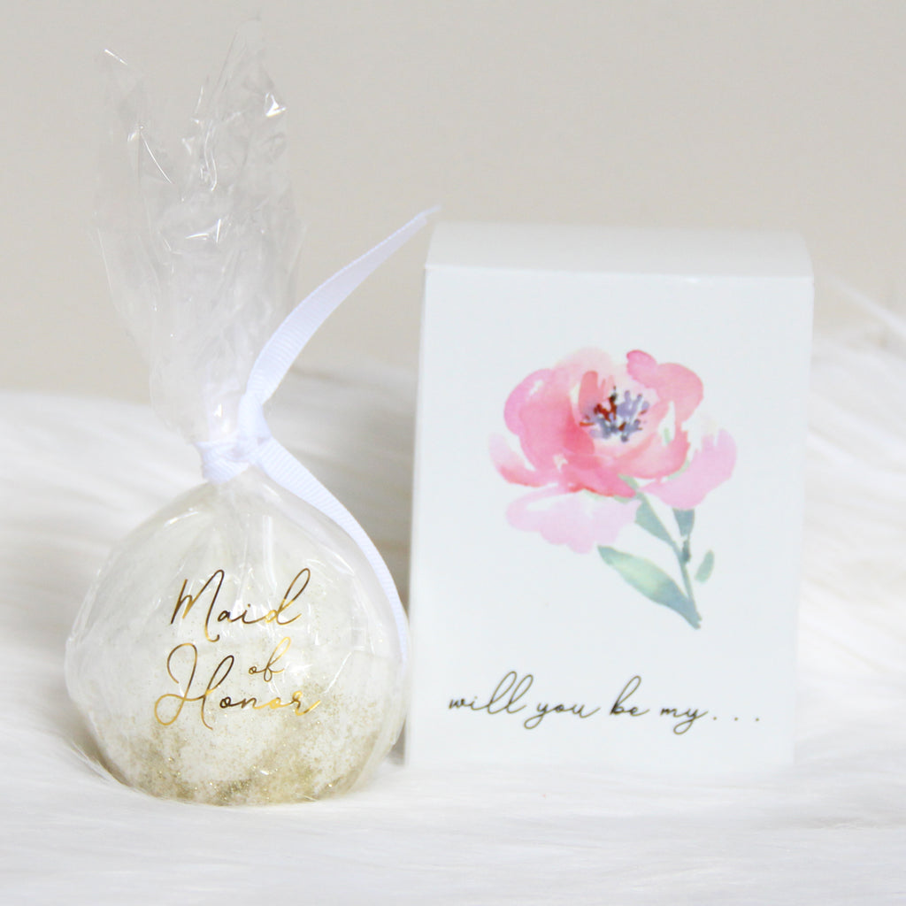 Bridal Party Proposal Bath Bombs