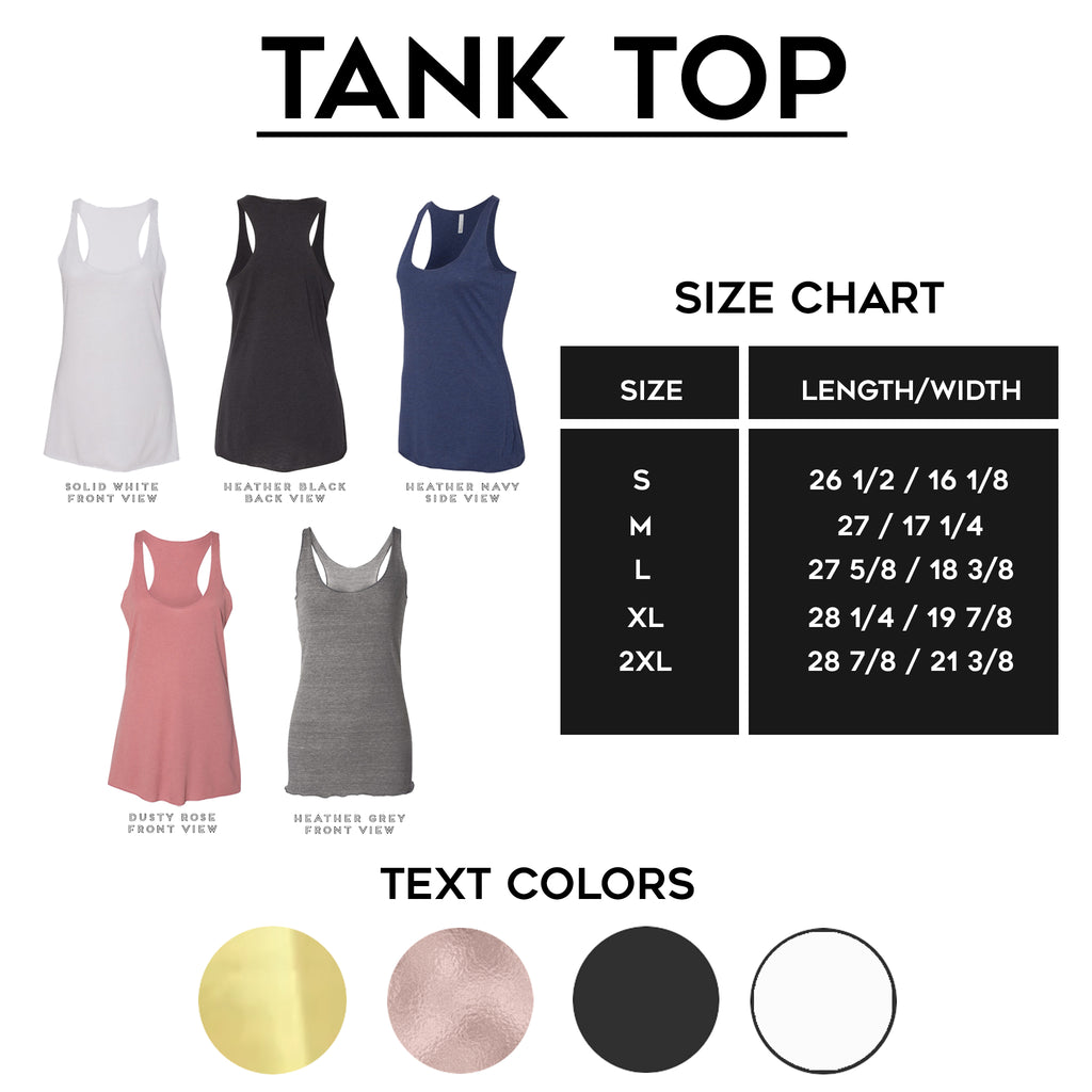 Custom Lettering Tank – Everything Decorated
