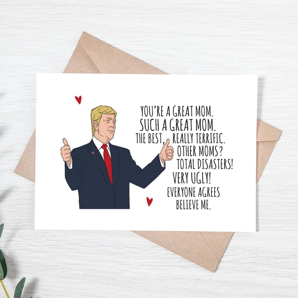Trump Great Mom Mother's Day Card