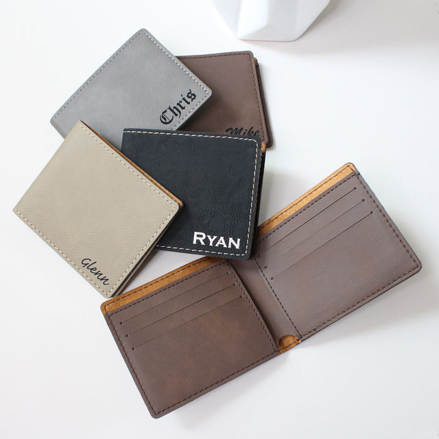 Personalized Slim Bi Fold Wallets – Everything Decorated