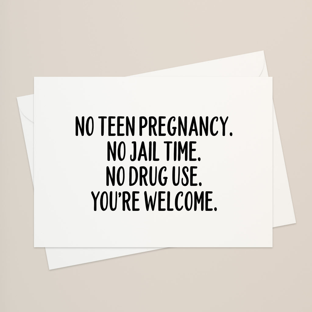 You're Welcome Father's Day Card