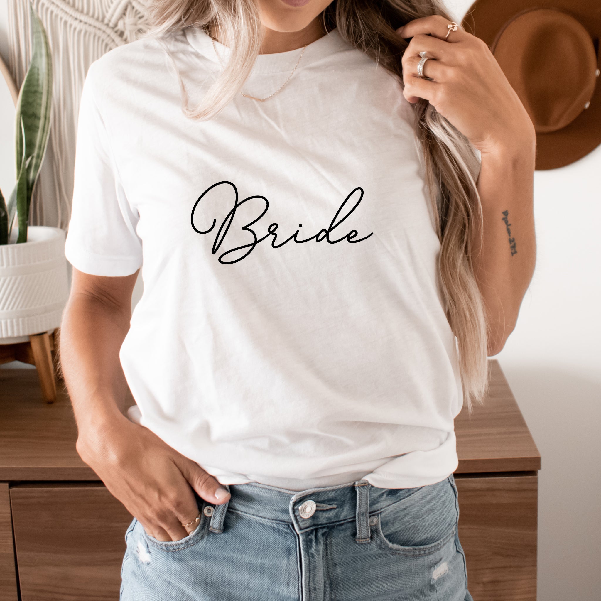 White bride on sale tshirt