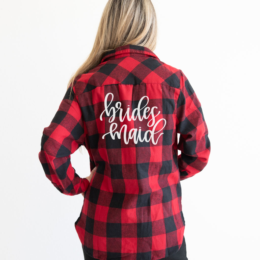 Bridesmaid Flannel