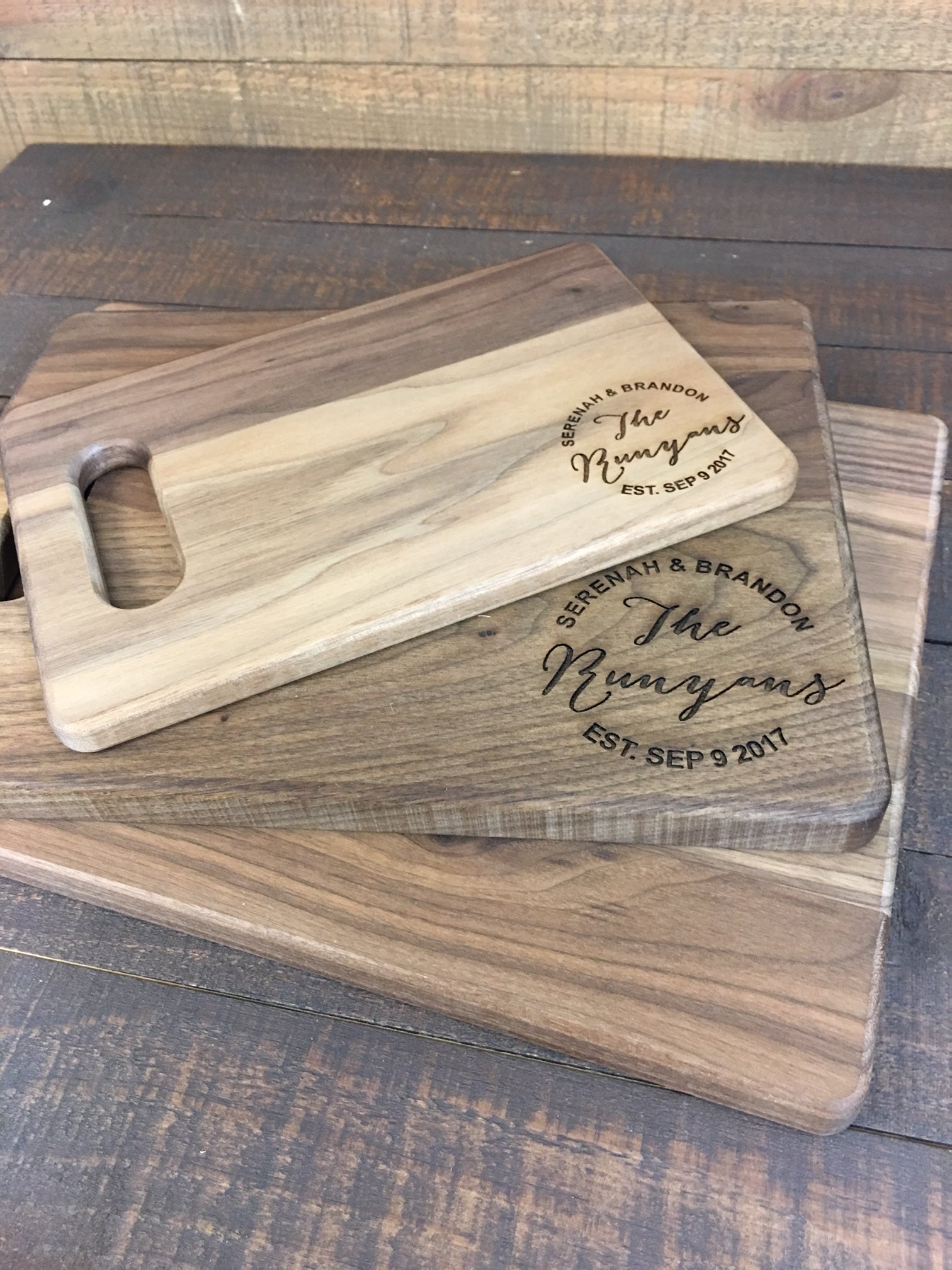 Custom Cutting Board - 3/4 Inch Thick - White