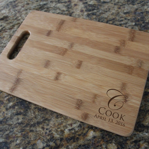 Engraved Bamboo Cutting Board