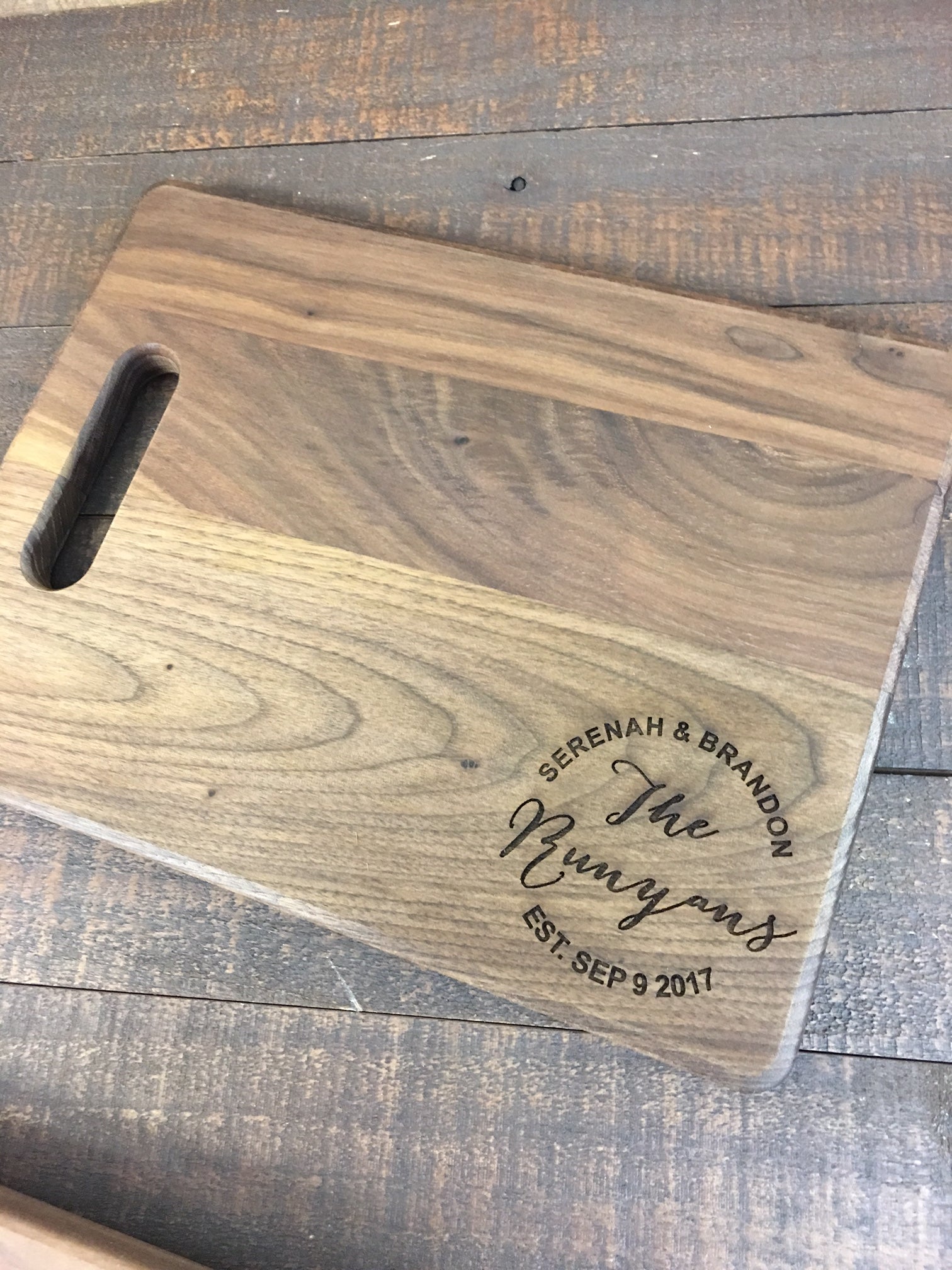 Custom Cutting Board - 3/4 Inch Thick - White