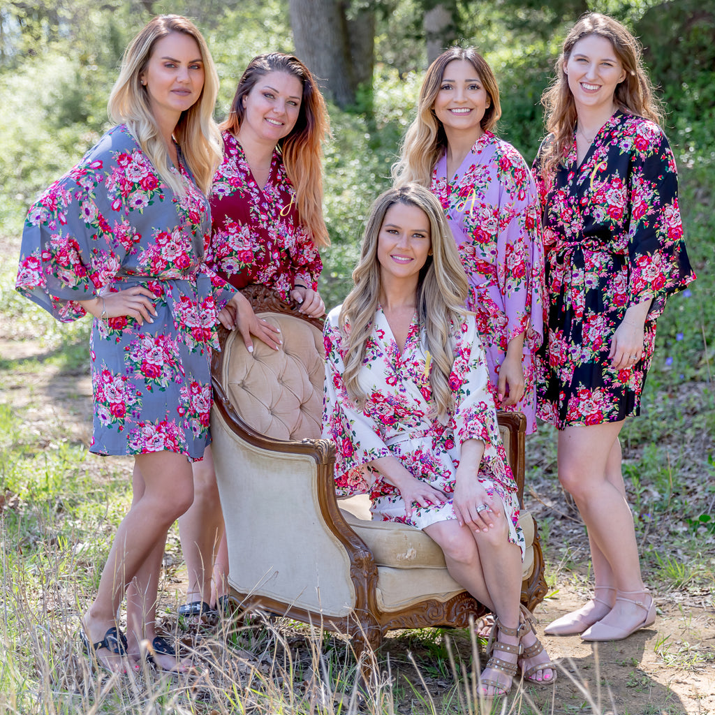 Bridal Party Floral Robes