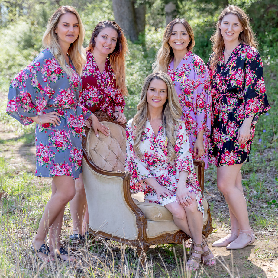 Wedding robes for top bridal party afterpay
