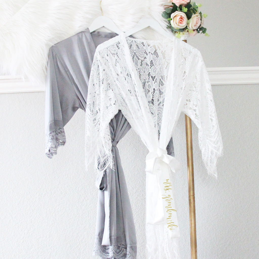 Full Lace Bridal Robe
